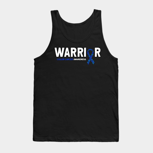 Colon Cancer Warrior Tank Top by TheBestHumorApparel